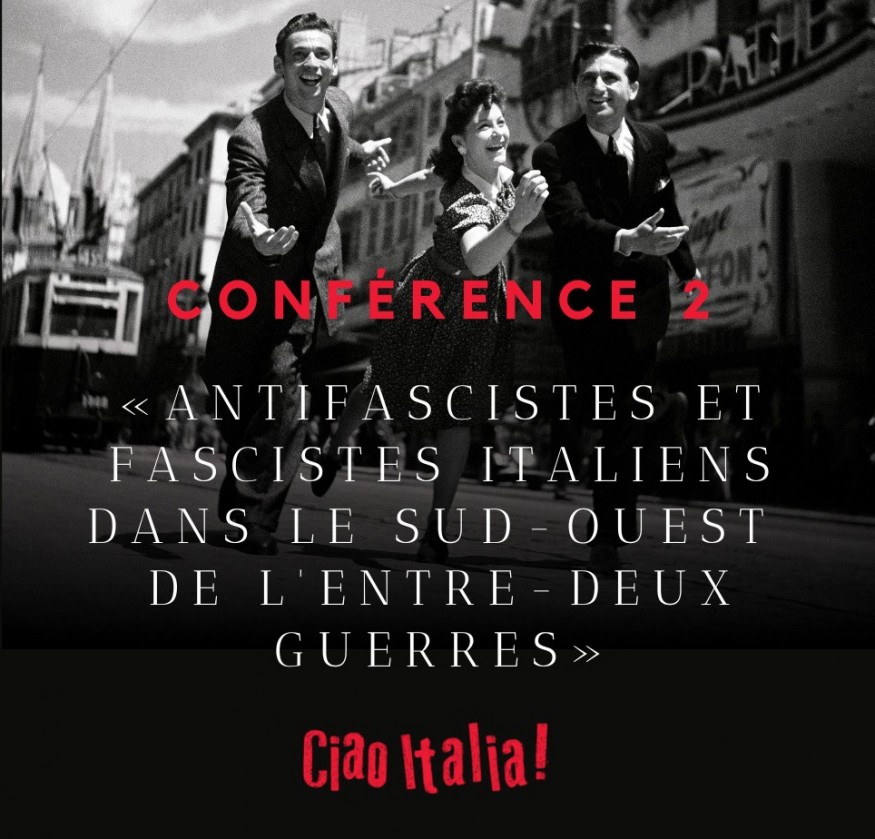 AUCH: sábado 15 de octubre de 2022 a las 15:30 Conferencia en el Archivo del Departamento: Antifascistas y fascistas