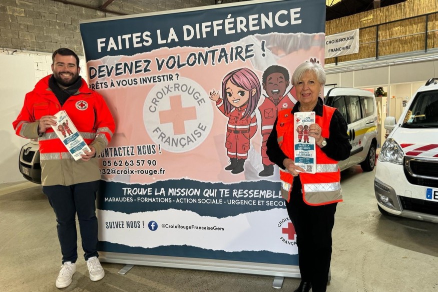 l’Unité Locale de la Croix-Rouge d’Auch, lancent l’opération "Sac à Pain"