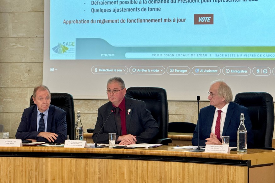 GERS : CLE Neste et Rivières de Gascogne : un cap partagé pour une gestion durable de l'eau