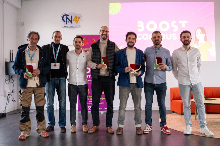 AGEN : Les lauréats  du BoostCampus 47 2025